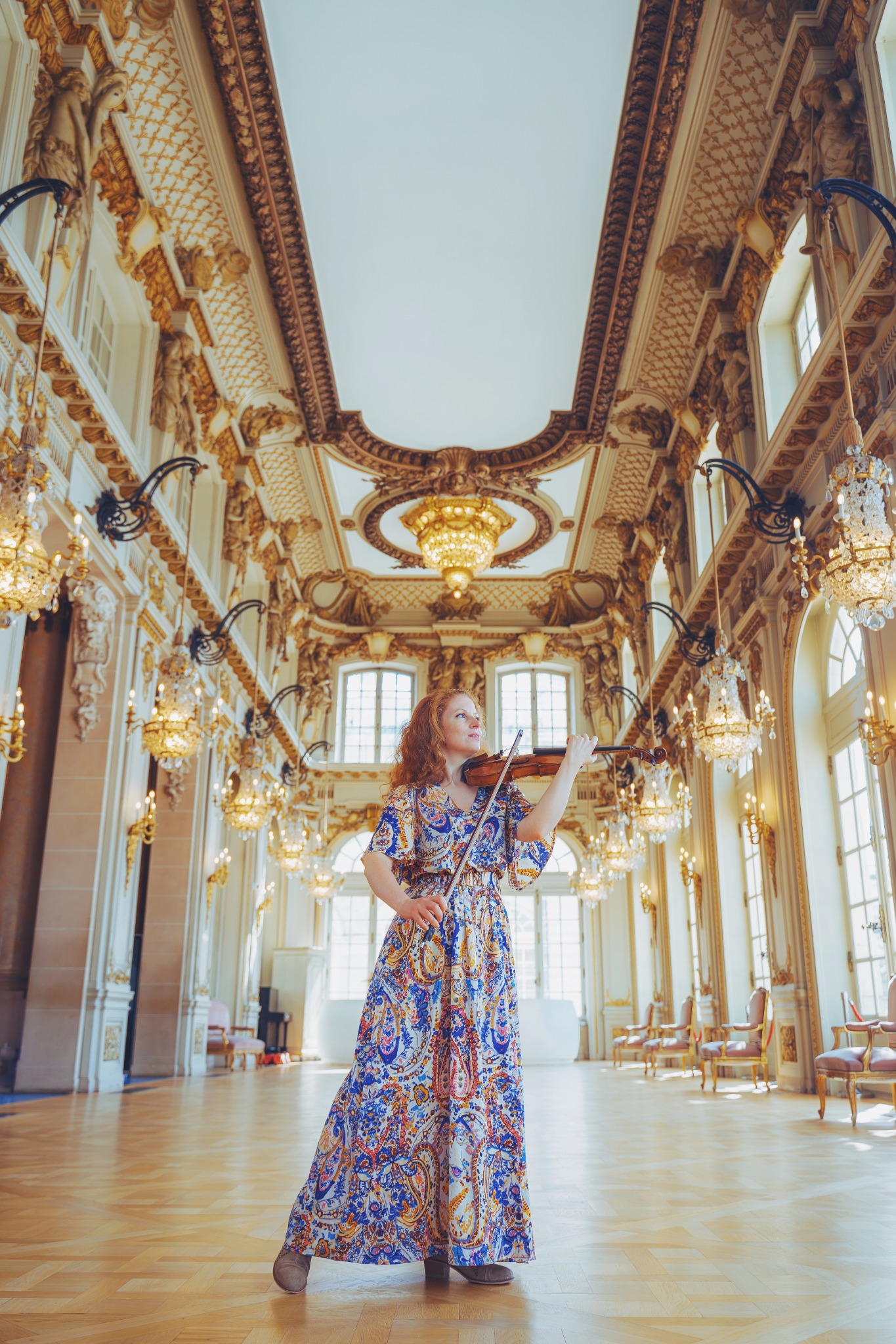 Portrait d’Éléonore Darmon au violon