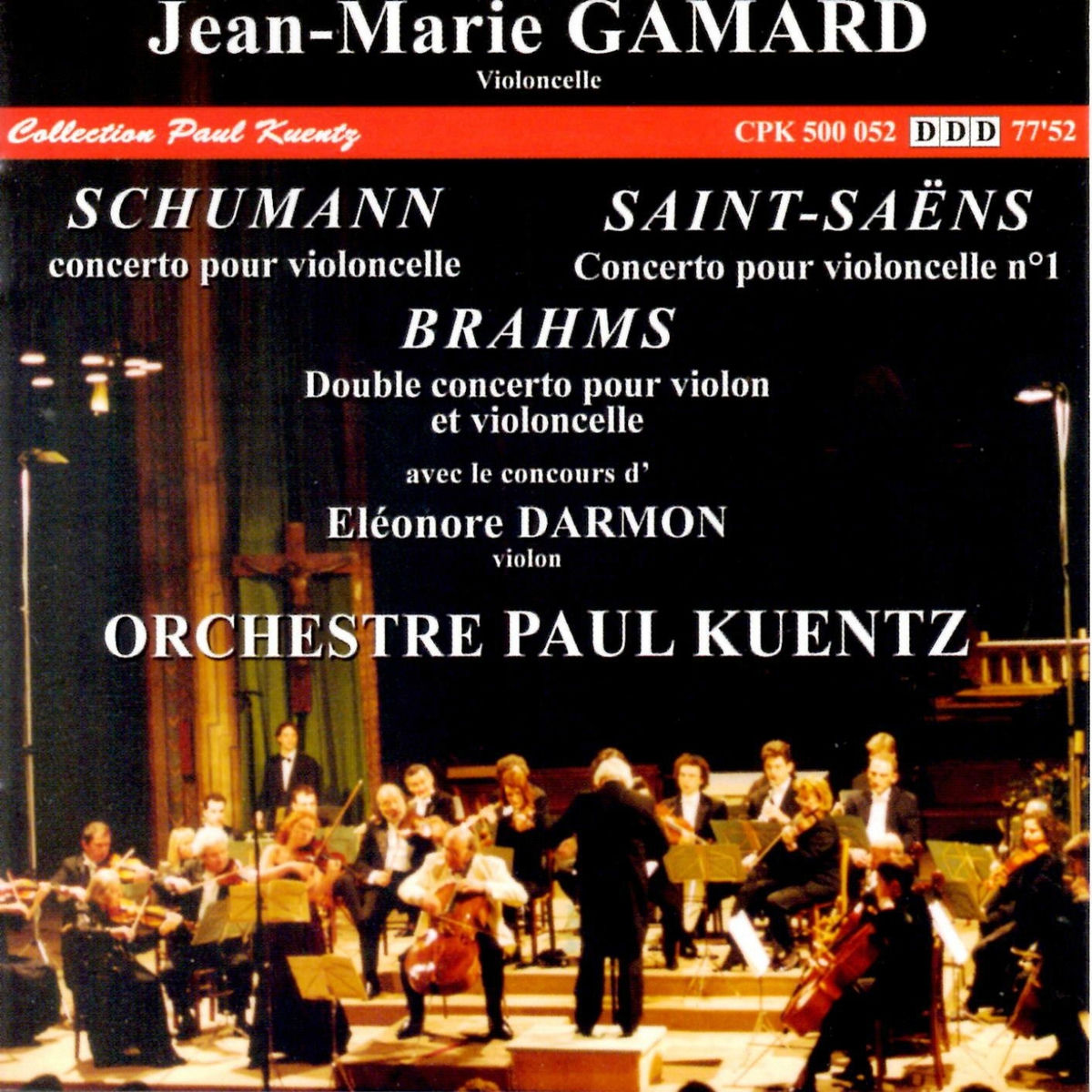 Brahms — Double concerto, Éléonore Darmon, Jean-Marie Gamard, Orchestre Paul Kuentz