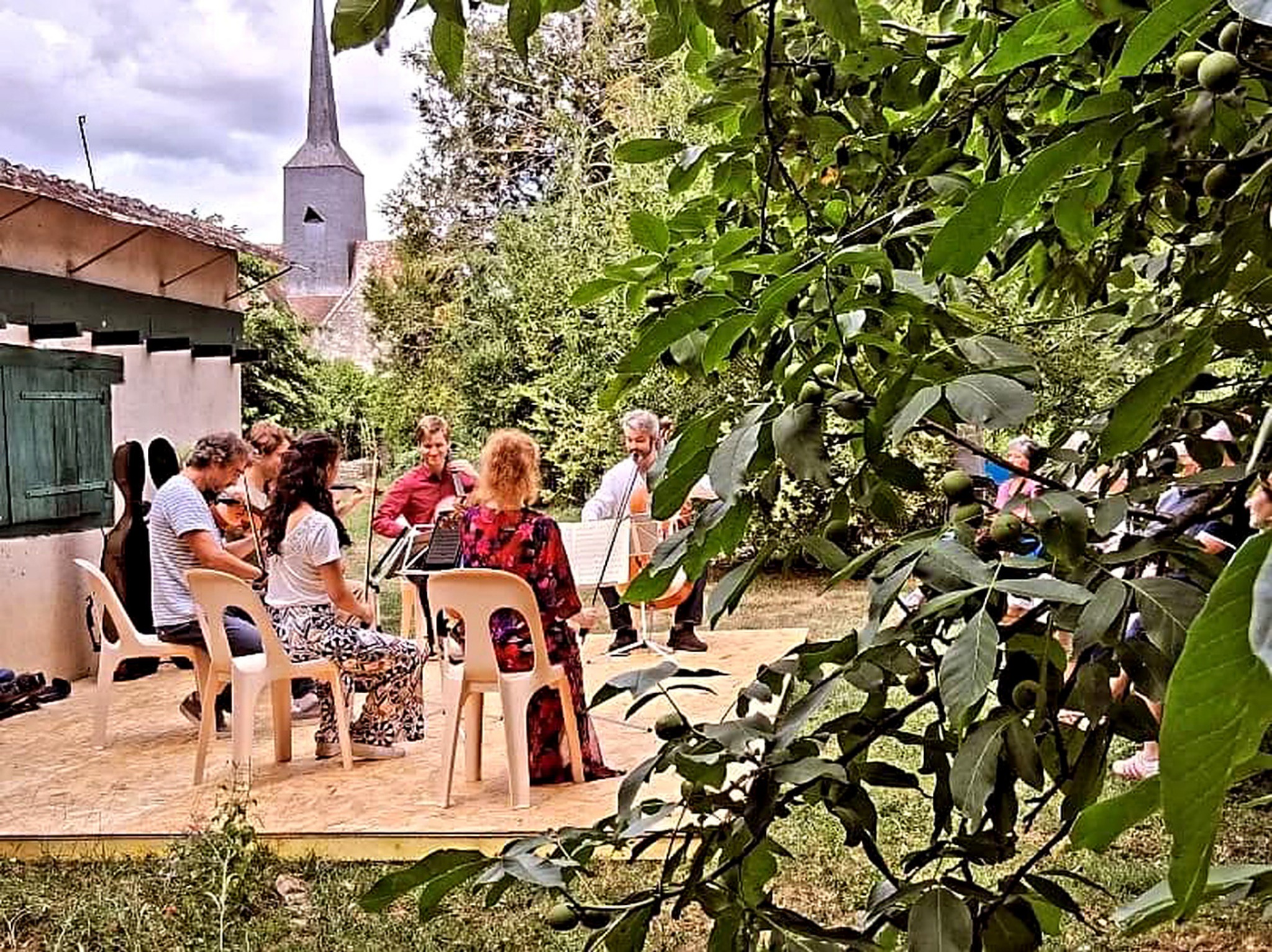 Festival de Sagonne, musique de chambre au jardin